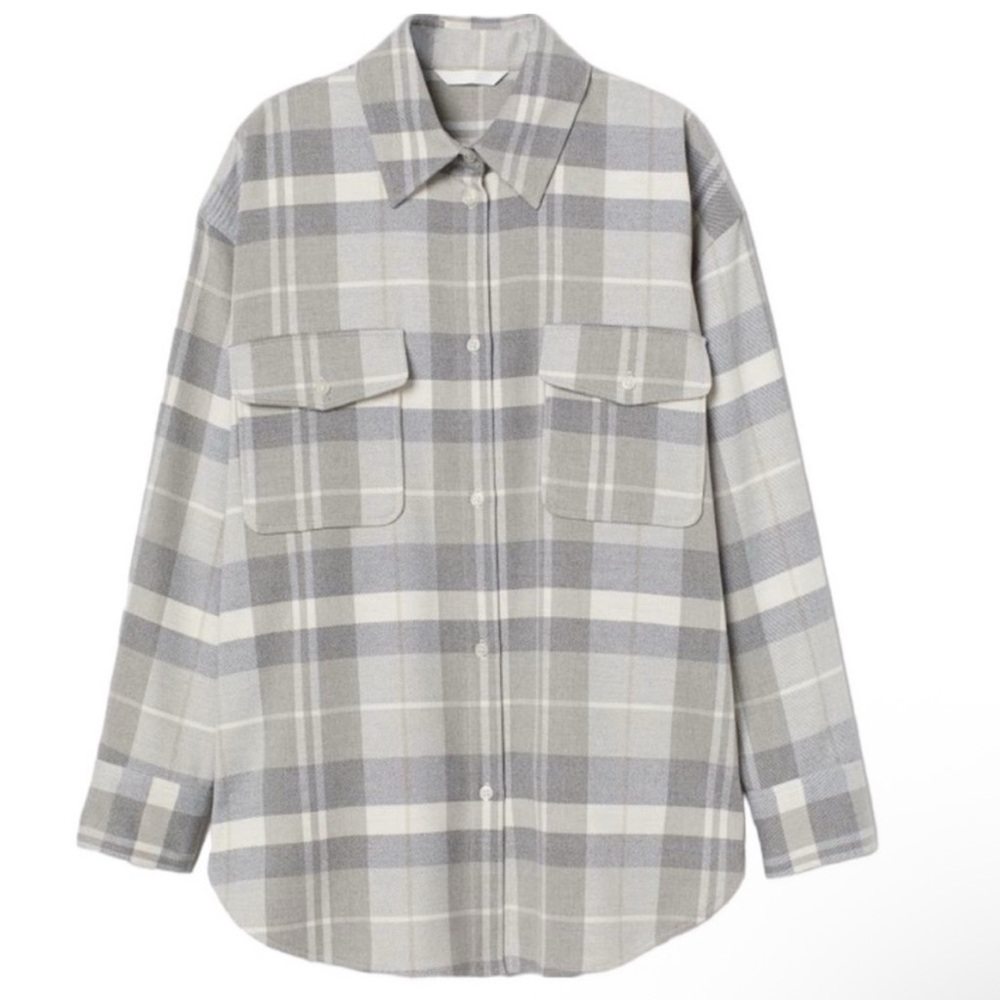 H&M PLAID SHIRT.